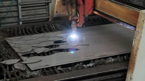 Beutiful Steel Factory Process Stock Footage 43183379