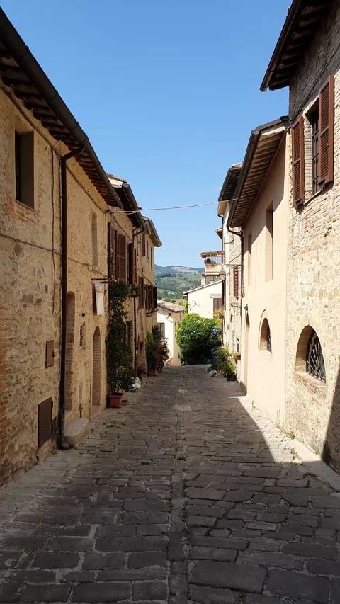 Bevagna, Umbria Vídeos de archivo 137464395