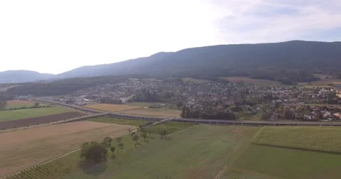 Bevaix - Aerial 4K Stock Footage 67233608