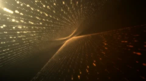 Bevel Amber Orange Stock Footage 20538158