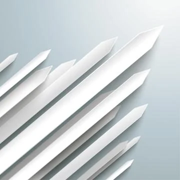 Bevel white arrows Stock Illustration