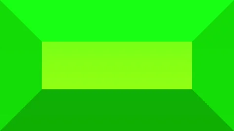 Beveled animated border frame on bright green and yellow color gradeint Stock Footage 280435874
