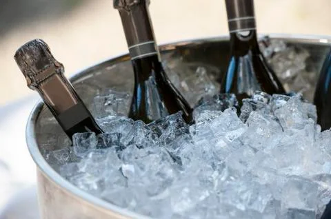 Beverage at a buffet Stock Photos