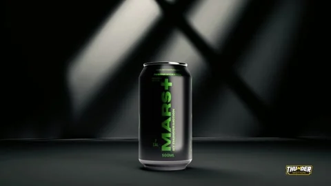 Beverage Can Promo Mockup Modèle After Effects