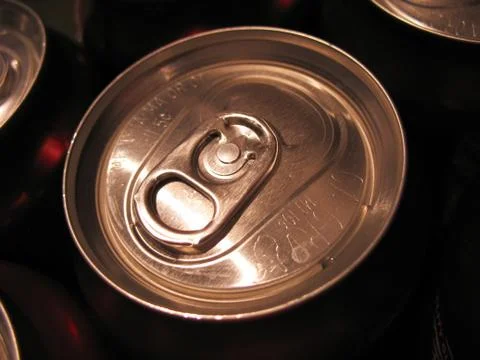 Beverage can top Stock Photos