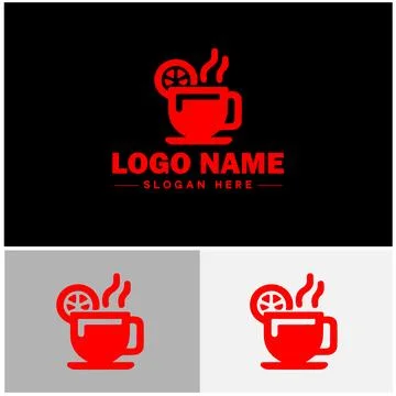 Beverage icon Drink Refreshment Beverage flat logo sign symbol editable vecto イラスト素材