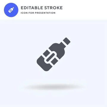 Beverage icon vector, filled flat sign, solid pictogram isolated on white, logo Stock Illustration