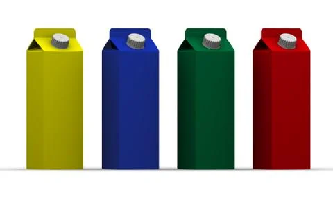 Beverage packaging Ilustração Stock