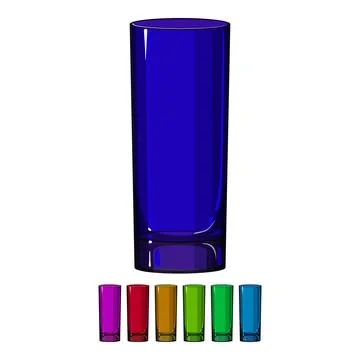 Beverage plastic cup cartoon vector graphic Stock Illustration