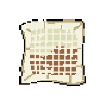 Beverage teabag pixel art vector illustration Illustrazione stock
