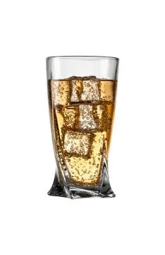 The beverage on white background. Stock Photos