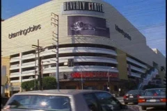 Los Angeles 1999 Beverly Center Shopping Stock Footage Video (100