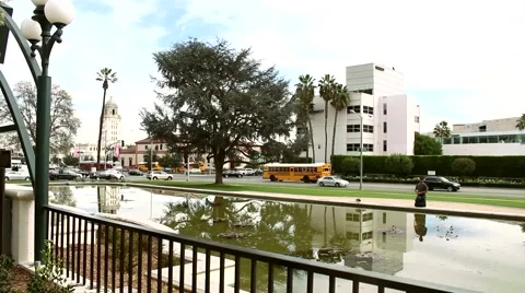 Beverly Hills City View Stock Footage 45158616