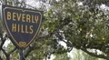 Beverly Hills Crossroad Street Board Road Sign Establishing Shot Los Angeles LA HD Footage