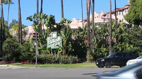Beverly Hills Hotel 2 動画素材 34006561