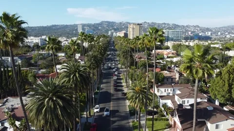 Beverly Hills scenic view Stock Footage 231234764