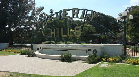 Beverly Hills Sign 2 動画素材 24974966