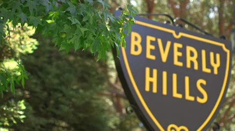 Beverly Hills sign Видео 31746245