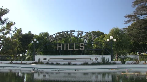 The Beverly Hills sign Stock Footage 41502058