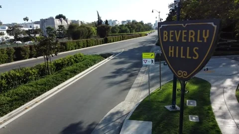 Beverly Hills sign Stock Footage 231235575