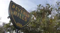 Beverly Hills Sign, Palm Trees, Street Sign, Los Angeles, California, Blue Sky HD Footage