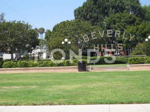Beverly Hills sign Stock Photos