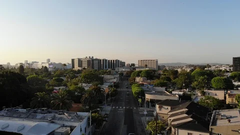 Beverly Hills Street view Video stock 101080052