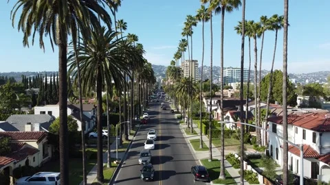 Beverly Hills streets Stock Footage 231234035
