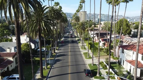 Beverly Hills streets Stock Footage 231234745