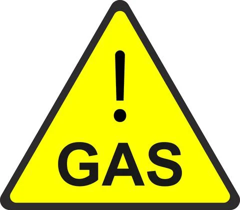 Beware of combustible materials. Danger zone. Vector image. Stock Illustration