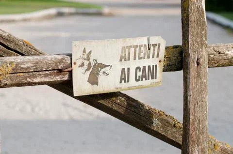 Beware of the Dog Stock Photos