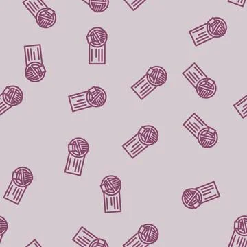 Beware electricity line vector seamless pattern 스톡 일러스트