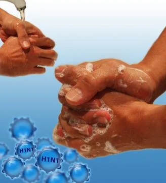 Beware of the flue Stock Photos