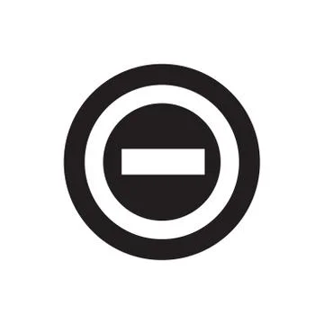 Beware icon and button Stock Illustration