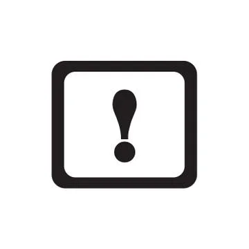 Beware icon Illustrazione stock