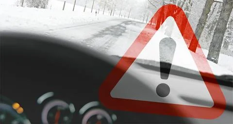 Beware of the snow! Beware of the snow! Stock Illustration