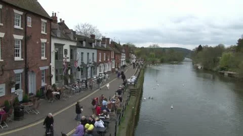 Bewdley Riverside Video stock 11527585