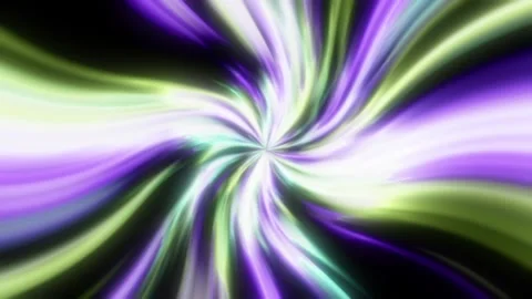 Bewitchingly Beautiful Animation - Whirlwind Of Multicolored Blurry Lines Stock Footage 131407223