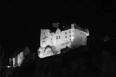 Beynac by night Stock Photos