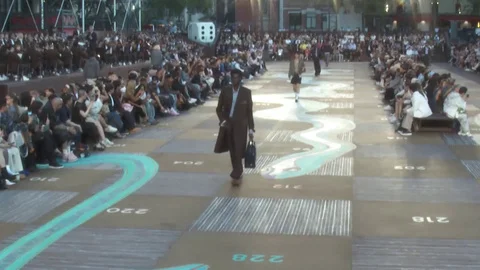 Beyonce and Jay-Z attend Vuitton men's Stock Video Pond5