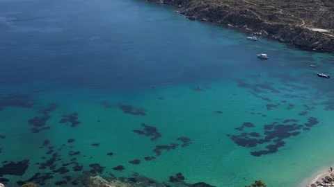 Beyond Blue Horizons: Mykonos Blu Unveiled Stock Footage 253780177