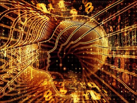 Beyond Calculations Illustrazione stock