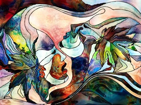 Beyond Color Division Stockillustratie