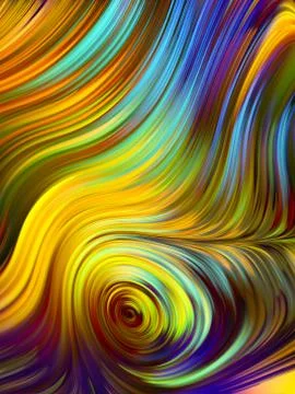 Beyond Color Flow Stock Illustration