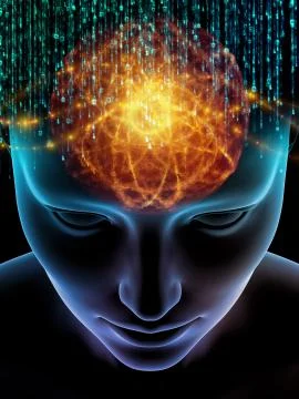 Beyond Consciousness Stock Illustration