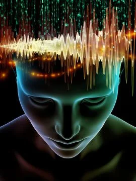 Beyond Consciousness 库存插图