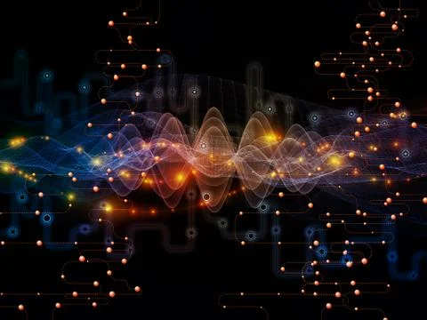 Beyond Data Transfers Illustrazione stock