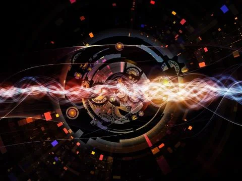 Beyond Digital Processing Stock Illustration