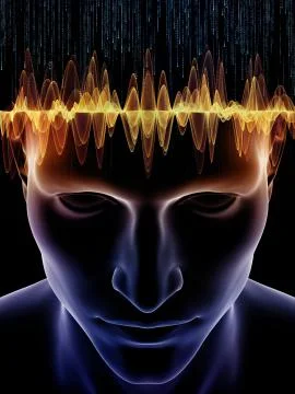 Beyond Human Mind Stock Illustration