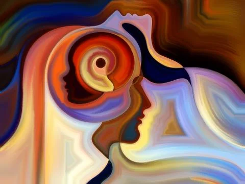 Beyond Inner Paint Stockillustratie